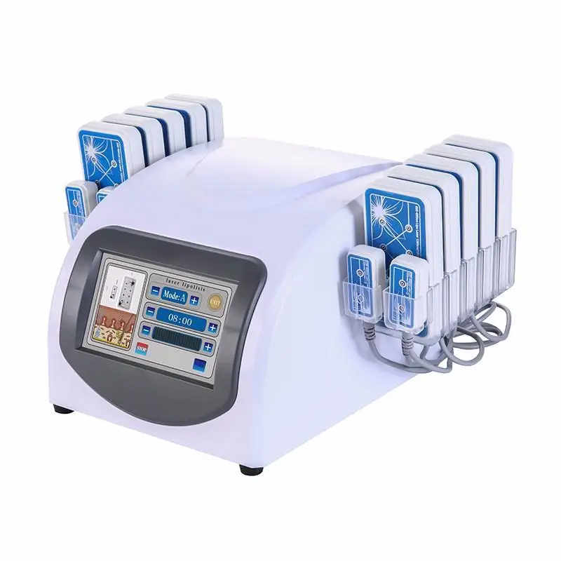 Prenosni Kliniki Uporabljajo Strokovne 14 Laser Blazine Spa Salon Kliniki Prenosni Lipo Laser Telesa, Hujšanje Lipo Laser Kavitacija Stroj