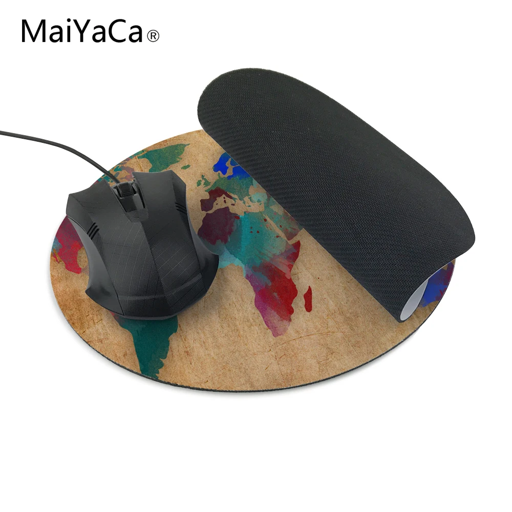 MaiYaCa Zlatih Kovancev Krog 200*200*2 mm Mouse Pad Mousepad Računalnik PC, Laptop Udobje Gaming Mouse Pad