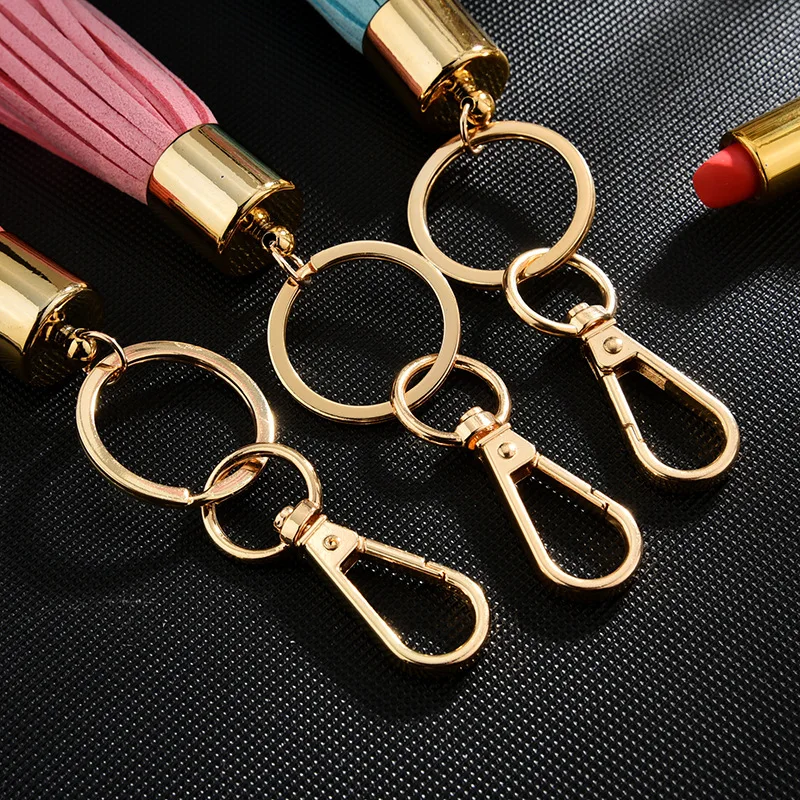 Usnje Nosorogovo Lok Key Ring Moda Dolgo Tassel Keychain Avto Vrečko Obesek Visi Okraske Darilo Za Ženske, Dekleta Trinket