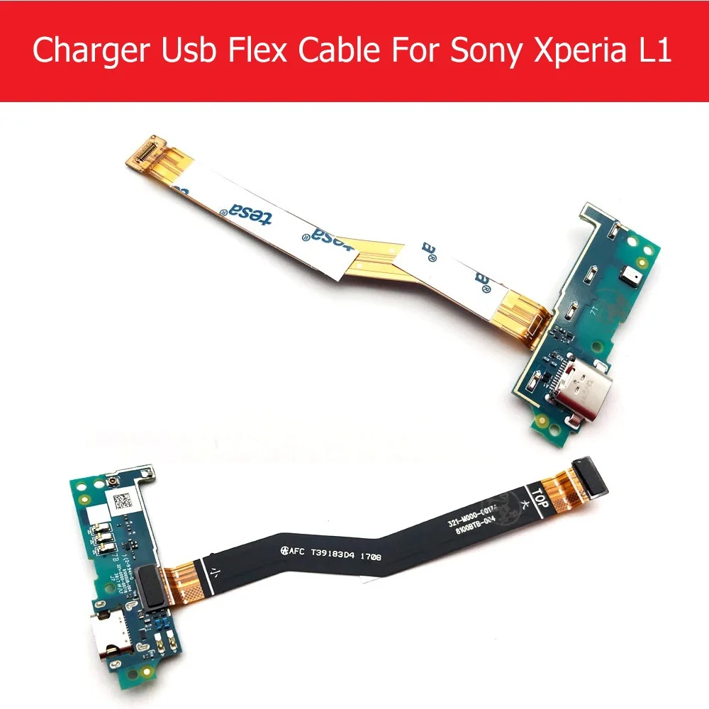 Polnilnik USB Odbor Za Sony Xperia E5/L1/X/X Uspešnosti/X Kompakten USB Polnjenje Dock Priključek Flex Kabel Rempacement popravila