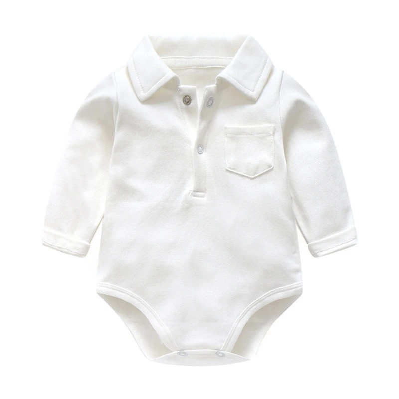 2020 Otroka, Dojenčka, Igralne Obleke Trdna Baby Girl Obleke Bele Kravatni Baby Pomlad Oblačila Fantje, Igralne Obleke Otroci Kopalke Za Deklico
