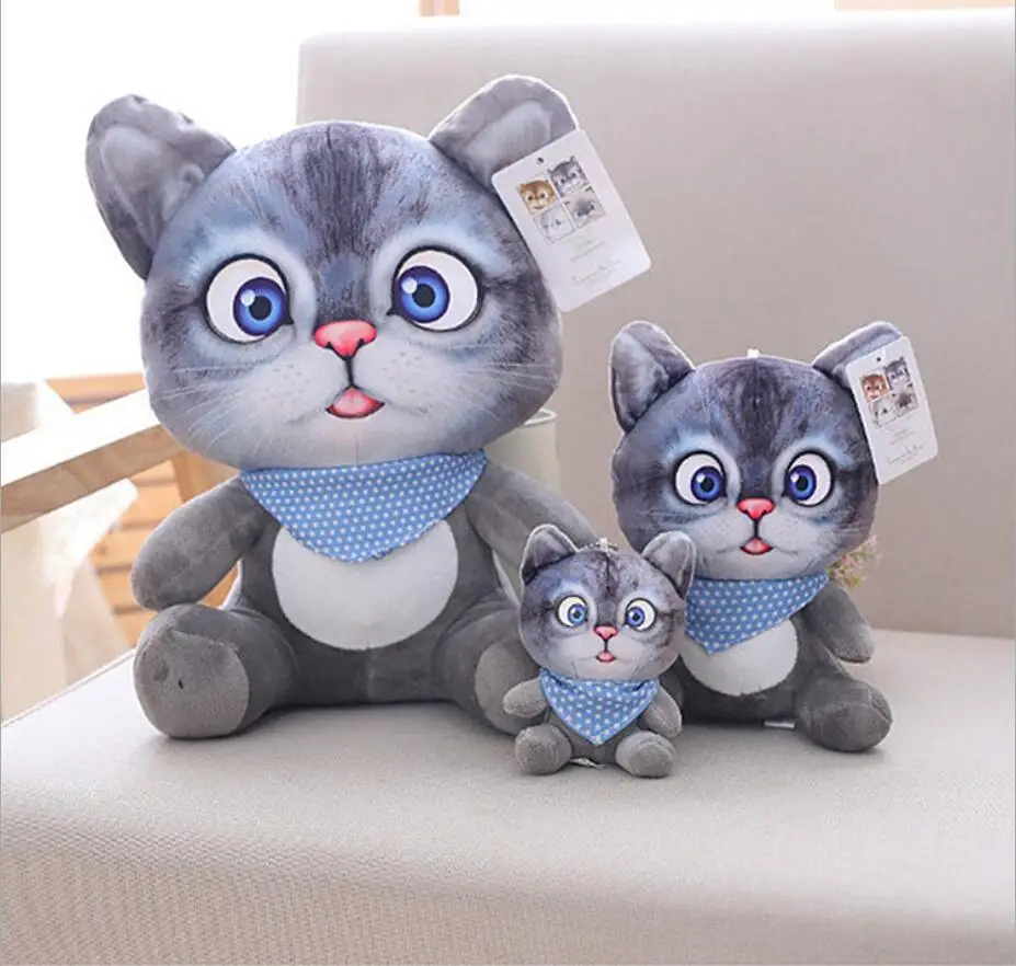 Mačja igrača paradižnikov mačka lutka krpo lutka plišastih igrač velik vzglavnik za rojstni dan