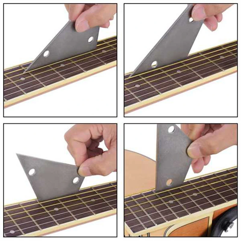 Novo 1 Set Kovinskih Kitara Popravilo & Luthier Orodja Komplet Kitaro Fret Datoteko in Skrbi Rocker za Kitara, Ukulele,Bas Itd.