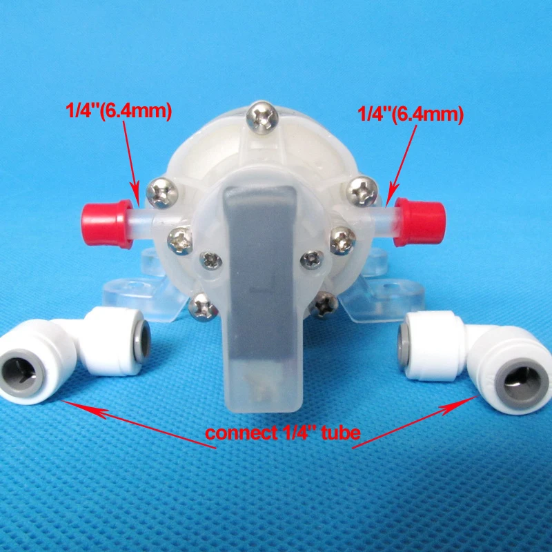 1,5 L/Min 12v DC 15W zelo tih vodo, čistilec vodni filter sistem hrana razred booster črpalka dc