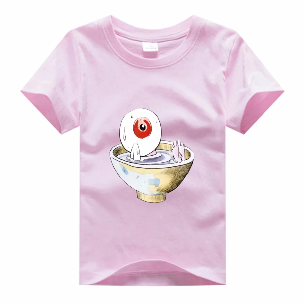 Gegege ne Kitar Japonski risani digitalni T - shirt otroci majice Duha - eyed fant dekle poletje T-shirt Kratek rokav Tshirt