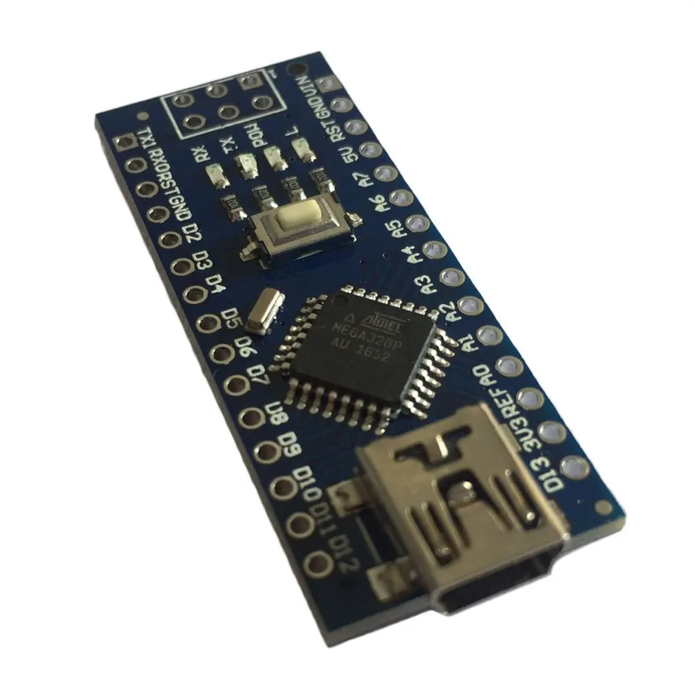 Mini Breadboard prijazno USB Nano V3.0 ATmega328 5V Mikro-krmilnik Odbor Regulator Napetosti Za Arduino-združljiv