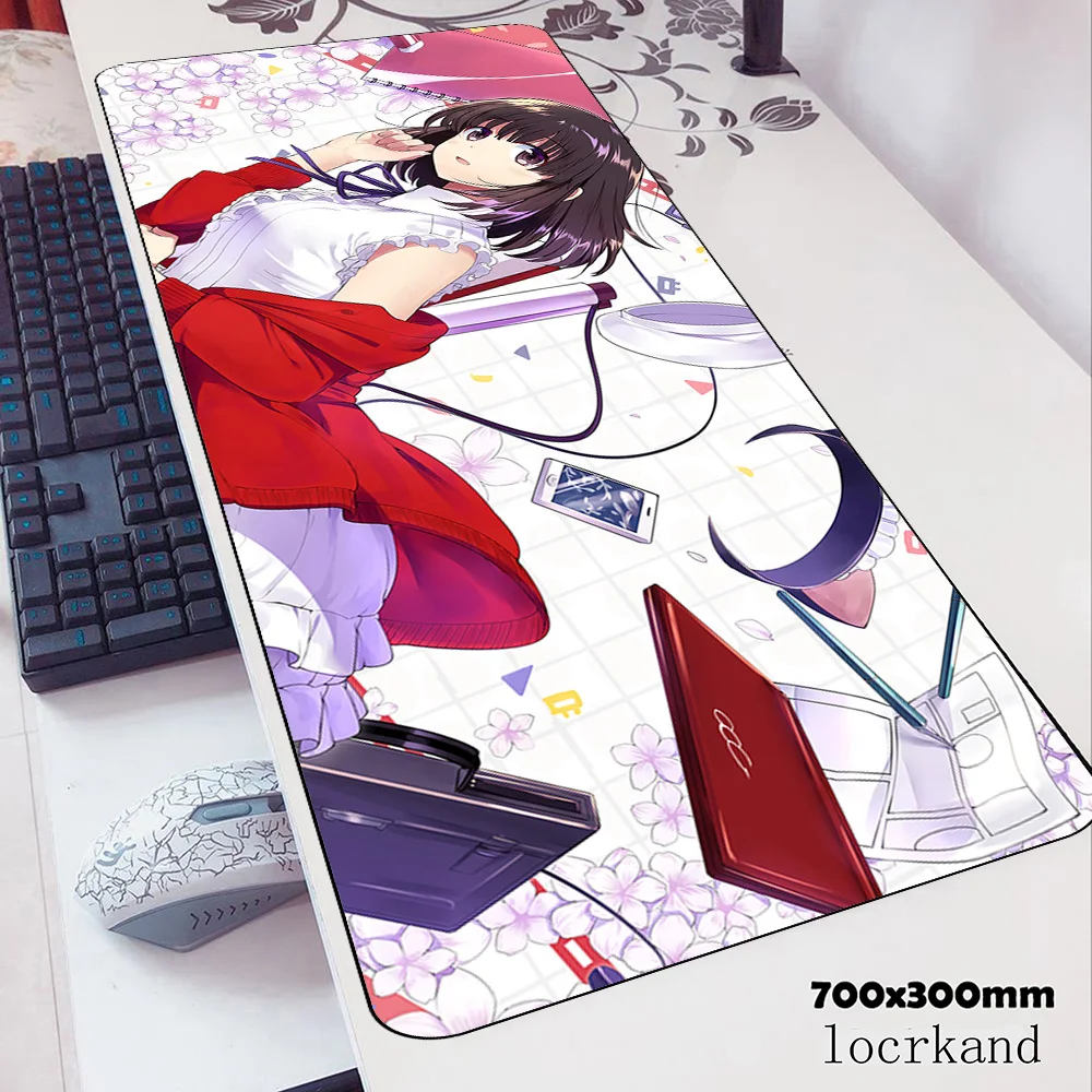 Saenai Junakinja ni Sodatekata mousepad anime gaming mouse pad igralec mat računalniški mizi padmouse tipkovnico debele locrkand igrajo preproge