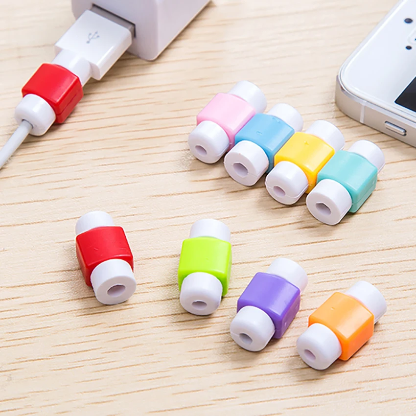 Kabel za Varovanje Podatkov v Skladu Candy Barve Kabel Zaščitnik Zaščitna torbica Dolgo Velikost Kabla Navijalec Kritje Za iPhone USB Polnjenje VROČE