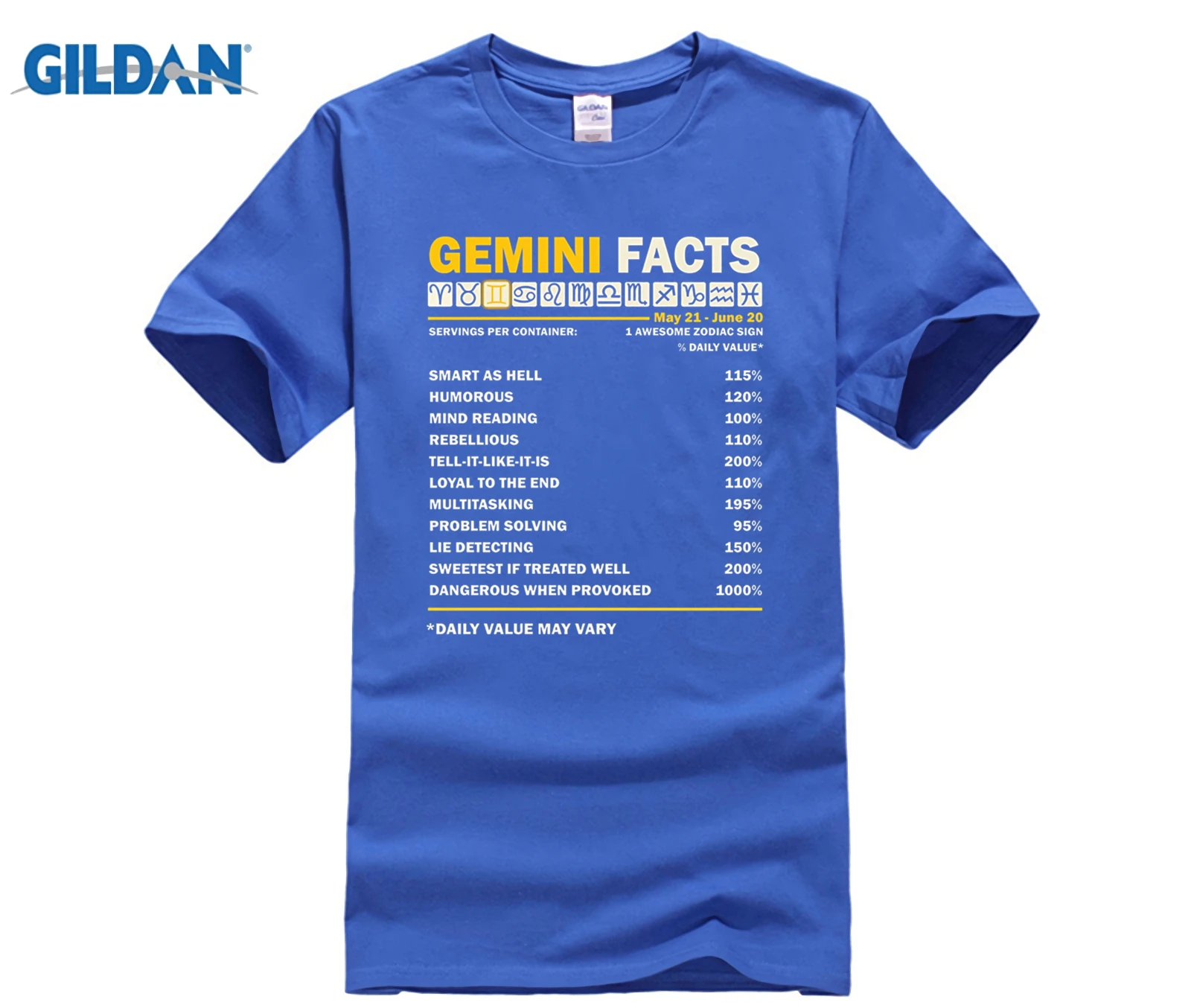 Gemini Dejstva T Shirt Gemini Super Nebesno Znamenje materinski Dan Ms. T-shirt majica s kratkimi rokavi