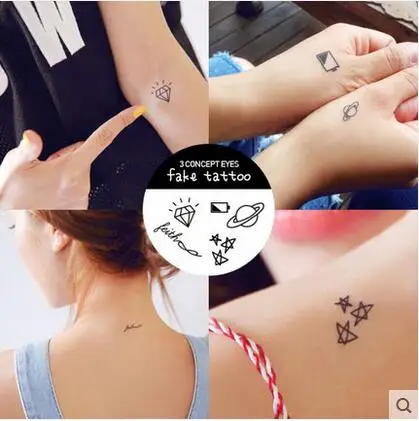 Začasne tetovaže, velika črna sova roko ponaredek prenos tattoo nalepke vroče Koreja tetovaže ženske spray nepremočljiva modelov