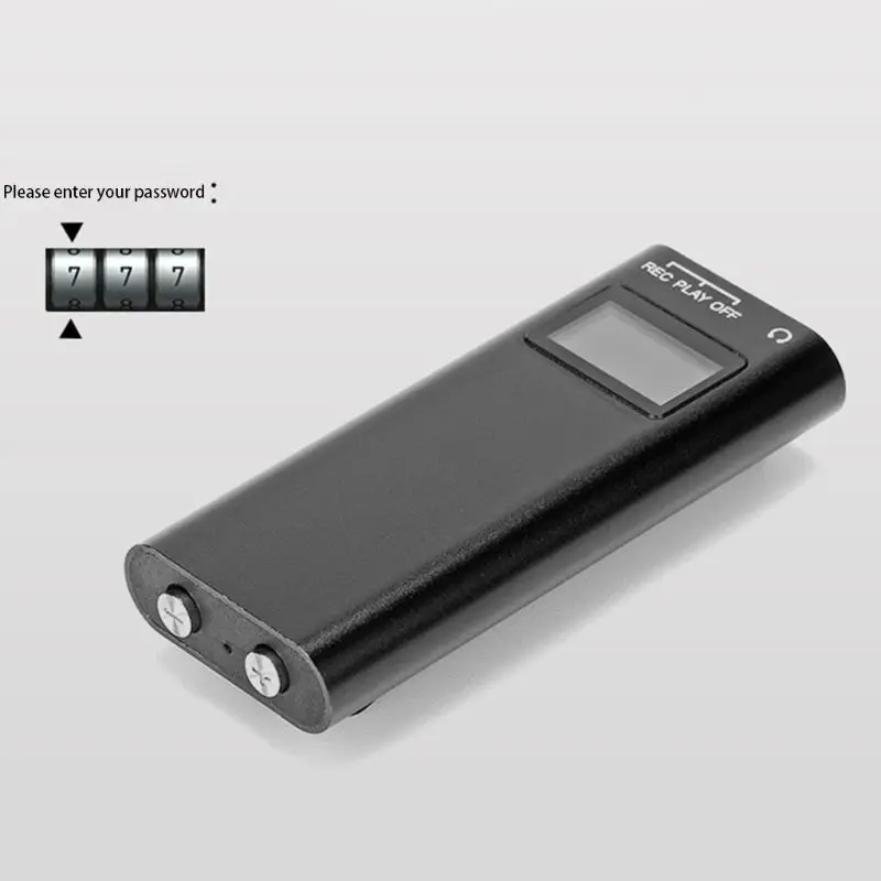 Q25 Digital Mini Audio Snemalnik Glasu Skrite Aktivira Poslušanje Naprave 8GB MP3