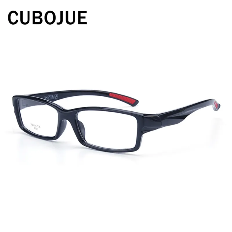 Cubojue očala okvirji moških športna očala moški ultralahkimi, očala na recept bela črna očala optični