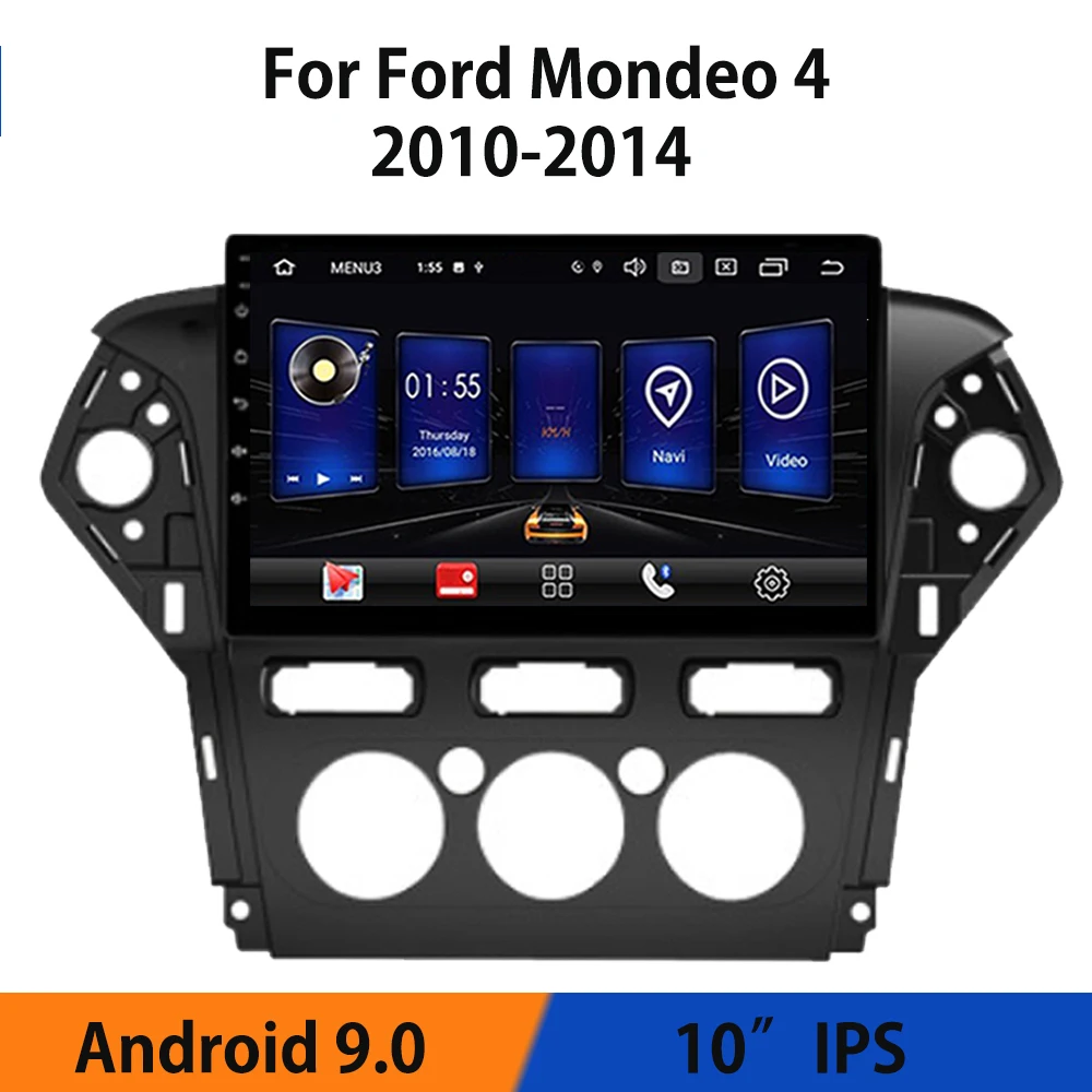 Android 9.0 IPS DSP avtoradio Za Ford Mondeo 4 2010 2011 2012 2013 Stereo Multimedijski Predvajalnik Videa, GPS Navi Ogledalo Povezavo BT
