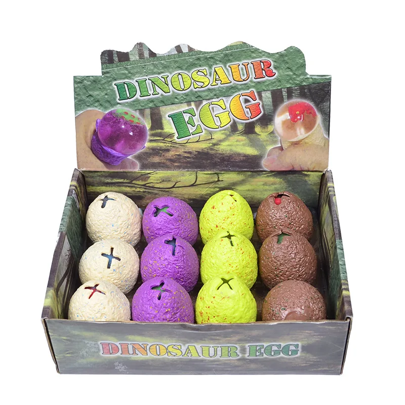 Srčkan dinozaver jajca stisnite otroci in odrasli tlaka gnetenje ekstrudiranje elastična vode žogo lignji senzorično igrače otrok darilo