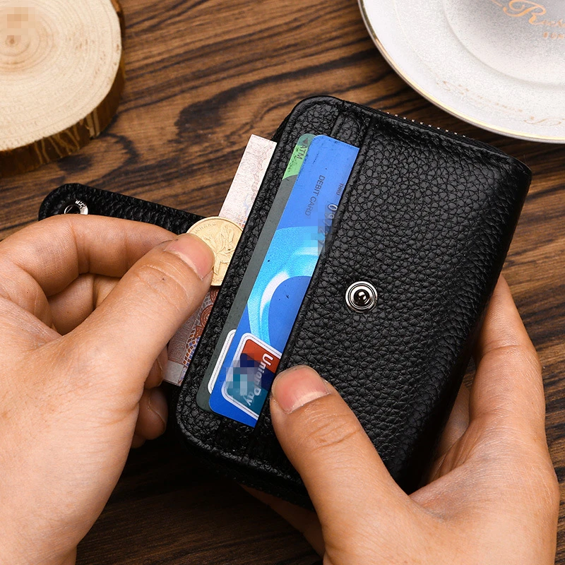 LostSoul pravega usnja za kartico sim id kreditnih kartic primeru ženske in moški večnamensko držalo organ vrečko potni list, kuverta