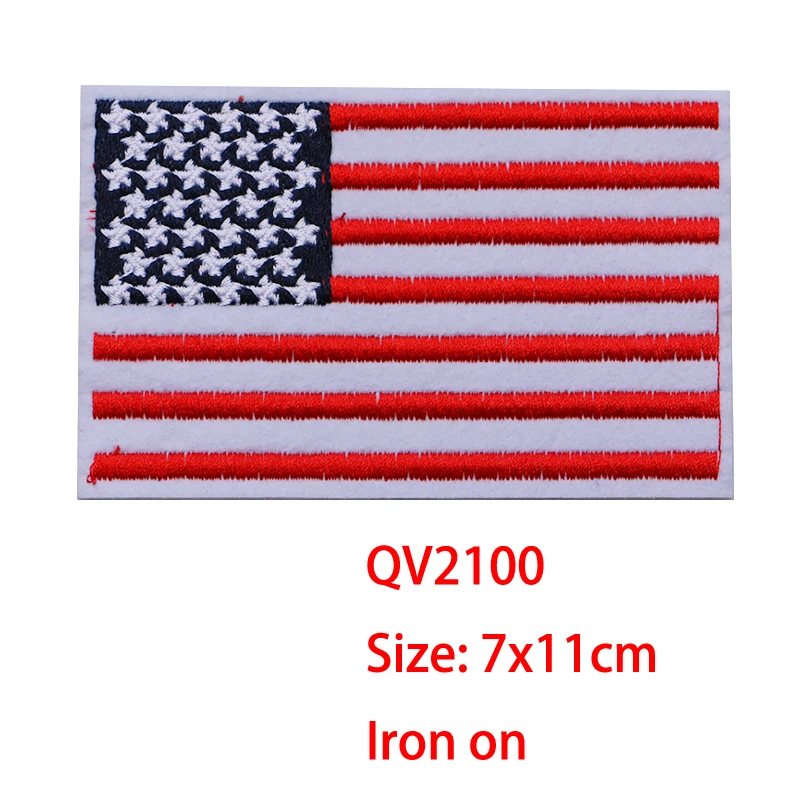 Kitajska Združene države amerike Britansko zastavo ikono Vezene Aplicirano Obliži Za kawaii oblačila DIY Železa v Značke na nahrbtnik