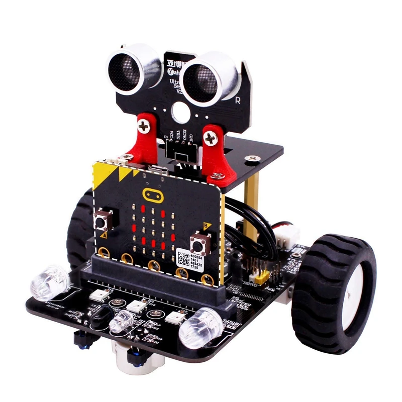 Robot Komplet Za Mikro:Bit Steblo Robotika Kompleti Za Otroke, Da Programabilni Bbc Microbit Roboti Diy Igrača Avto Z Tutorial Sledenje Scien