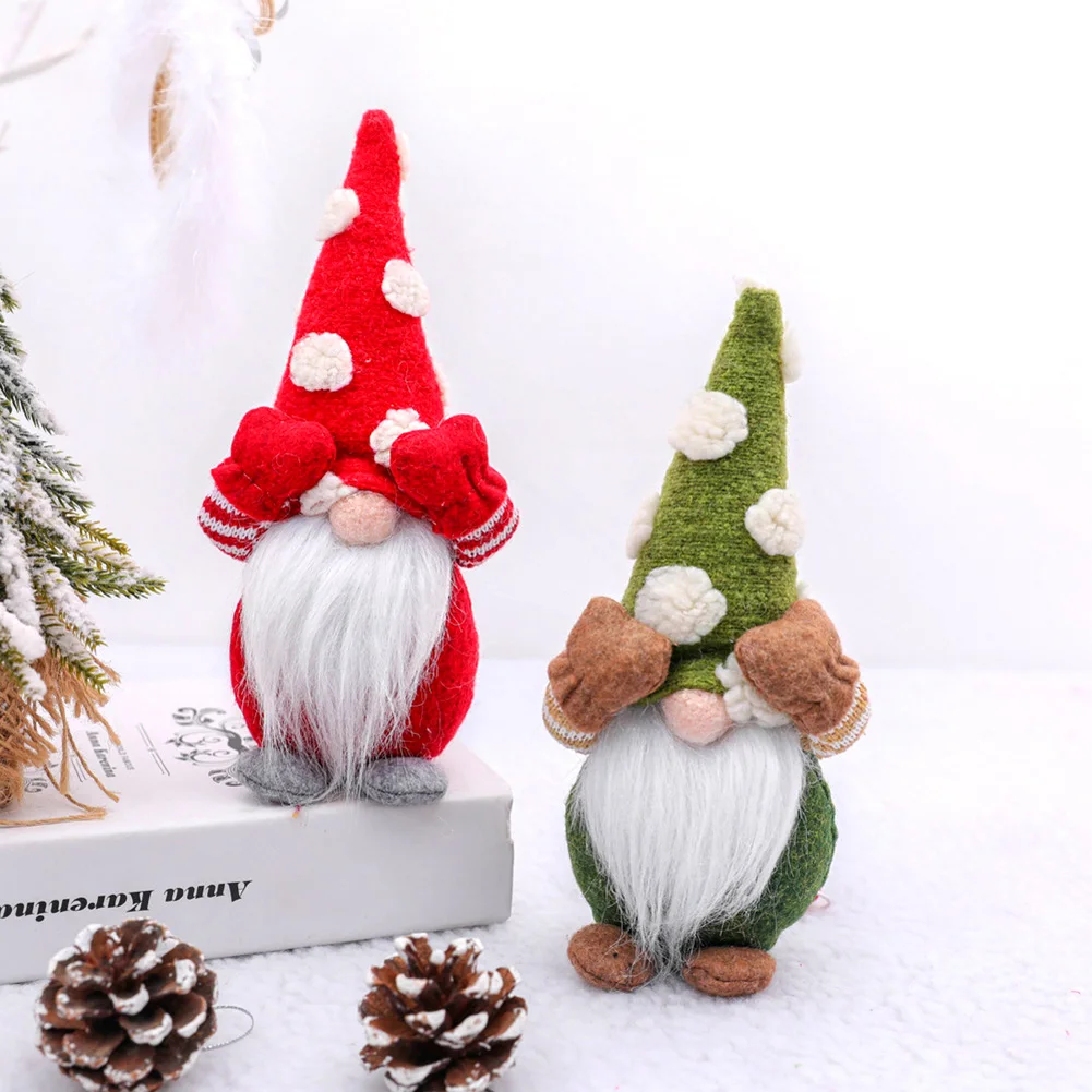 Božič Santa Gnome Lutka Počitniških Domov pisarne Ornament Stranka, Dnevna Soba Dekor Božič Obesek Božič doll okraski Božič