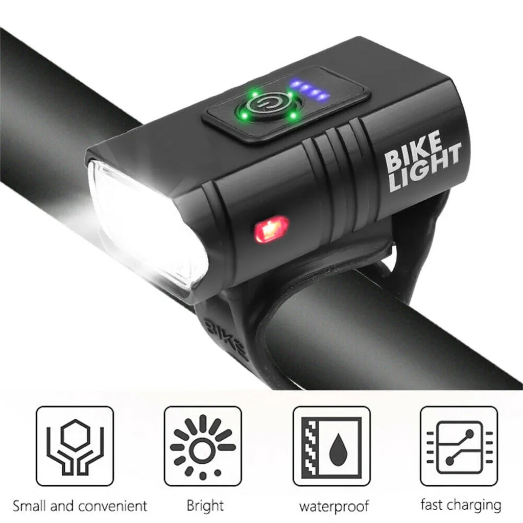 Super Svetla Kolo Svetlobe USB Polnilne 0W 6 Načini USB Kolo Spredaj Lahka, vodoodporna LED Smerniki Vklop Banka Kolesarske Opreme