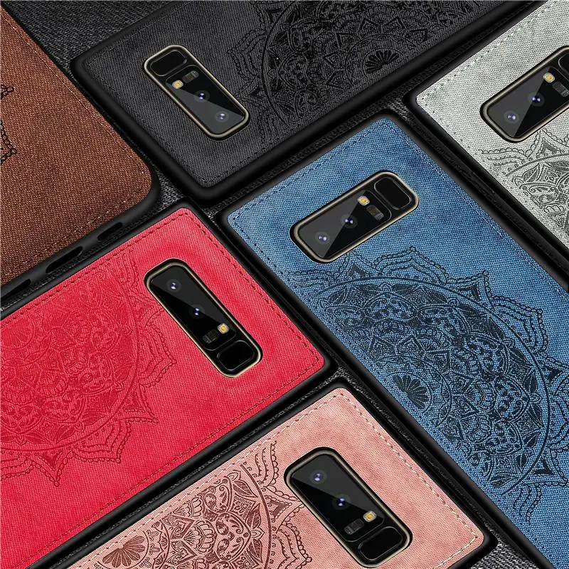 Za Samsung Galaxy Note 8 torbica za Samsung Opomba 8 Pokrovček sFor Coque Samsung Galaxy Note 8 Odbijača Naslikal 3D Okrasni Pokrov
