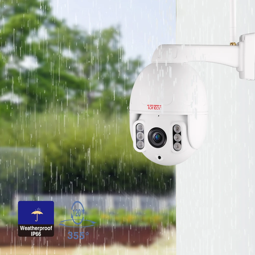 Tonton 1080P WIFI Kamera Zunanji Brezžični PTZ Varnosti IP Kamero Speed Dome CCTV Varnostne Kamere Pan Nagib 5X Zoom dvosmerni Audio