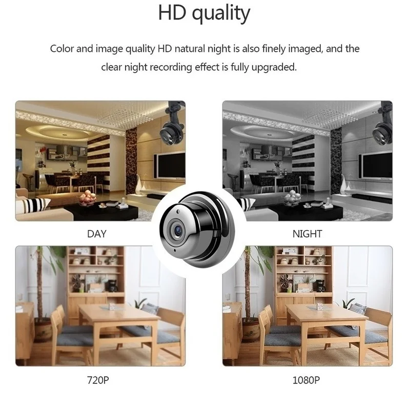 1080P WIFI, Mini Brezžična IP Kamera Smart Home Security Ir Nočno Vizijo Varnostne Kamere