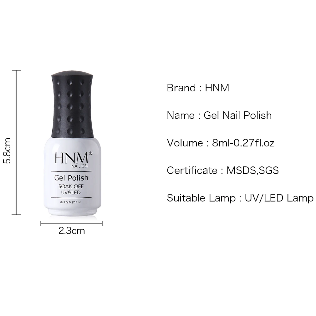 HNM Galaxy Gel lak z Bleščicami Mačka Oči Esmalte Permanente Soak Off UV LED Lak Premaz Gela za nohte Salon, Manikiranje 8ml