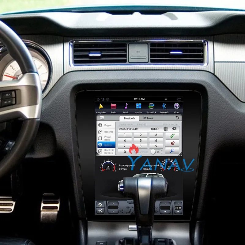 Android avto GPS avtomobilski navigacijski sistem ZA Ford Mustang 2010-Avtomobilski stereo sistem Multimedijski Predvajalnik HD dotik navpično zaslonu avtoradia