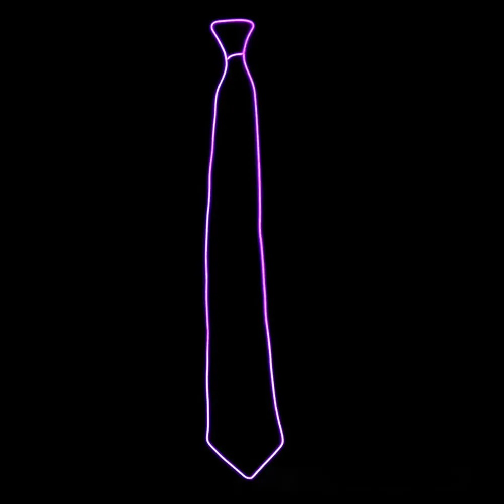 Moda Svetlobna kravato moških sveti LED utripa prugasta žareče EL kravato svetlobna kravatni klub cosplay EL kravato