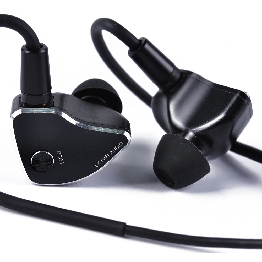LZ A6 V Uho Slušalke 1DD+4BA+1 Piezoelektrični Keramike Pogon Hibridni 6 Enot HI-fi IEM Slušalka Zamenljive Šoba MMCX 2 Pin 0.78 mm