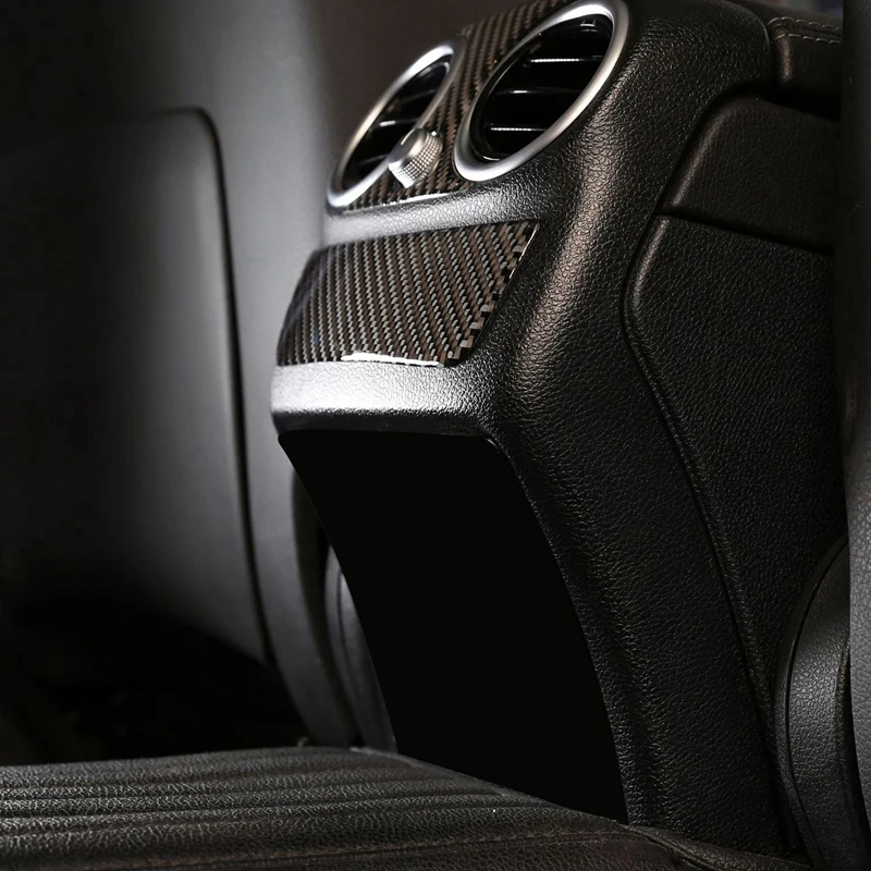 Za Mercedes-Benz C-Razred W205 14-20 Ogljikovih Vlaken Zadaj Vent Spodnji Plošči Nalepka