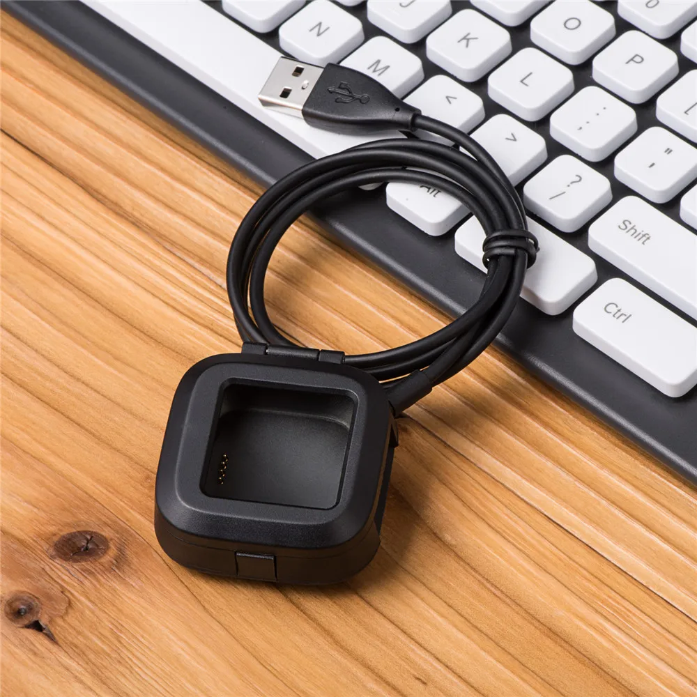 USB Hitro Kabel za Polnjenje Polje za Fitbit Versa2 Pametno Gledati Prenosni Polnjenje Polnilnik Zaščitna torbica za Fitbit Obratno 2