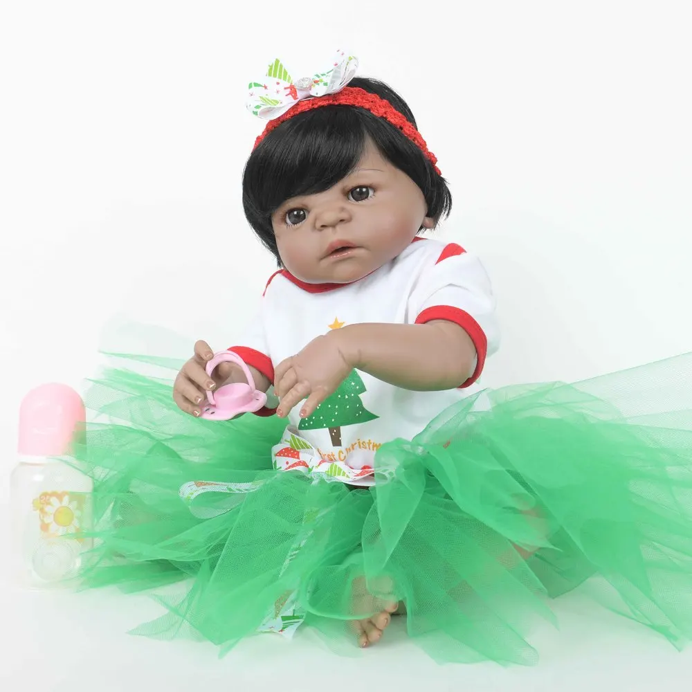 55 CM Najnovejši Realne Bebe Prerojeni Lutke za Celotno Telo, Silikonski Čisto Ročno Baby 22