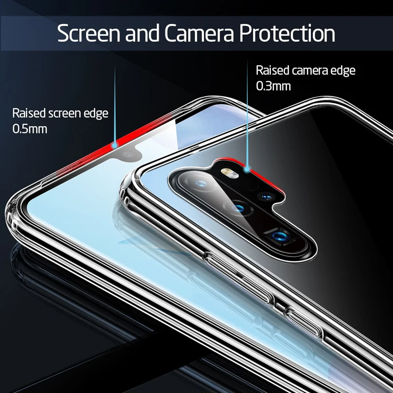 Telefon Primeru Za Huawei P30 Pro P20 P40 Lite P Smart Plus 2019 Čast 8x 8 Max Mate 10 Lite 20 Pro Coque Funda Silikonski Pokrov Nazaj
