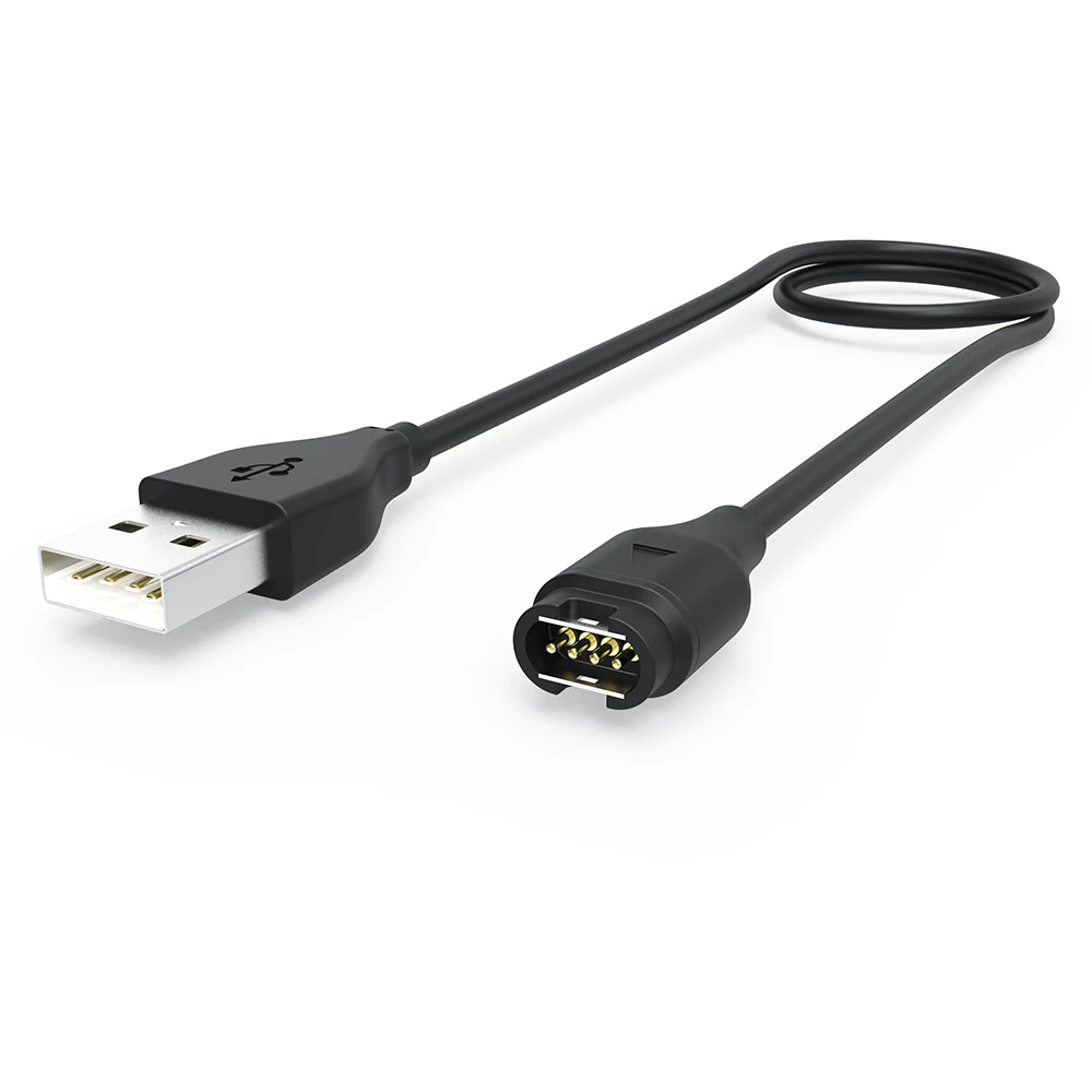 Črna Polnilnik USB Podatkovni Kabel za Polnjenje, 1m za Garmin fenix 5 5S 5X Forerunner 935 Pametno Gledati Kompaktna in lahka Zasnova