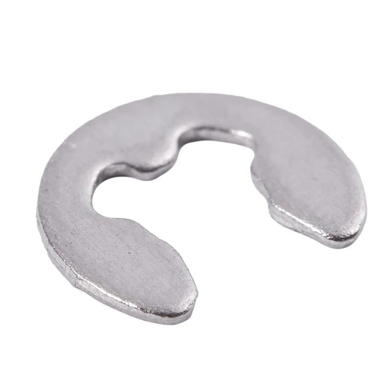 10 Kos Pritrdilni Set Zunanji Ohranjanje Snap Ring E-Posnetek varovalni obroček 2,5 mm Srebrna