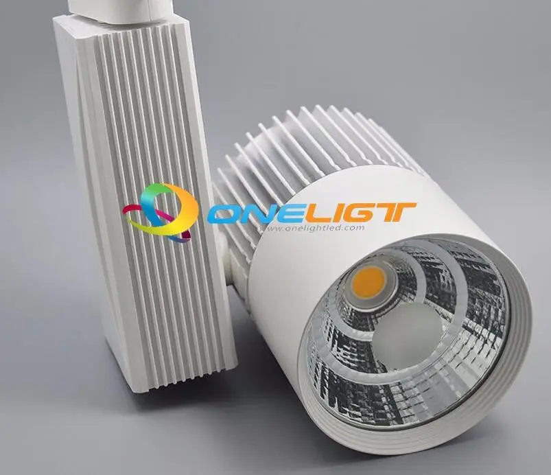 10x Visoko Moč 30W COB LED Skladbo Light 4 žice 3 faza 100lm/W 30W LED Železniškega Spot Luči AC110V 220V LED Track Svetilke Brezplačna Dostava