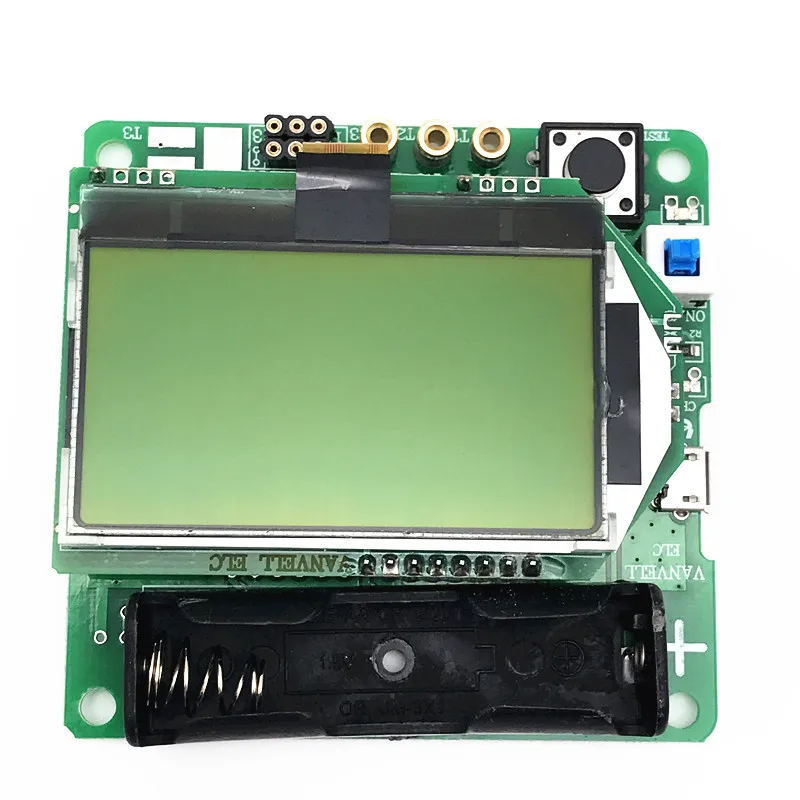 2017 Novo različico 12864 LCD SUNLEPHANT Tranzistor Tester Diode Triode Kapacitivnost ESR Meter/MOS/PNP/NPN M328 Večfunkcijsko Meter