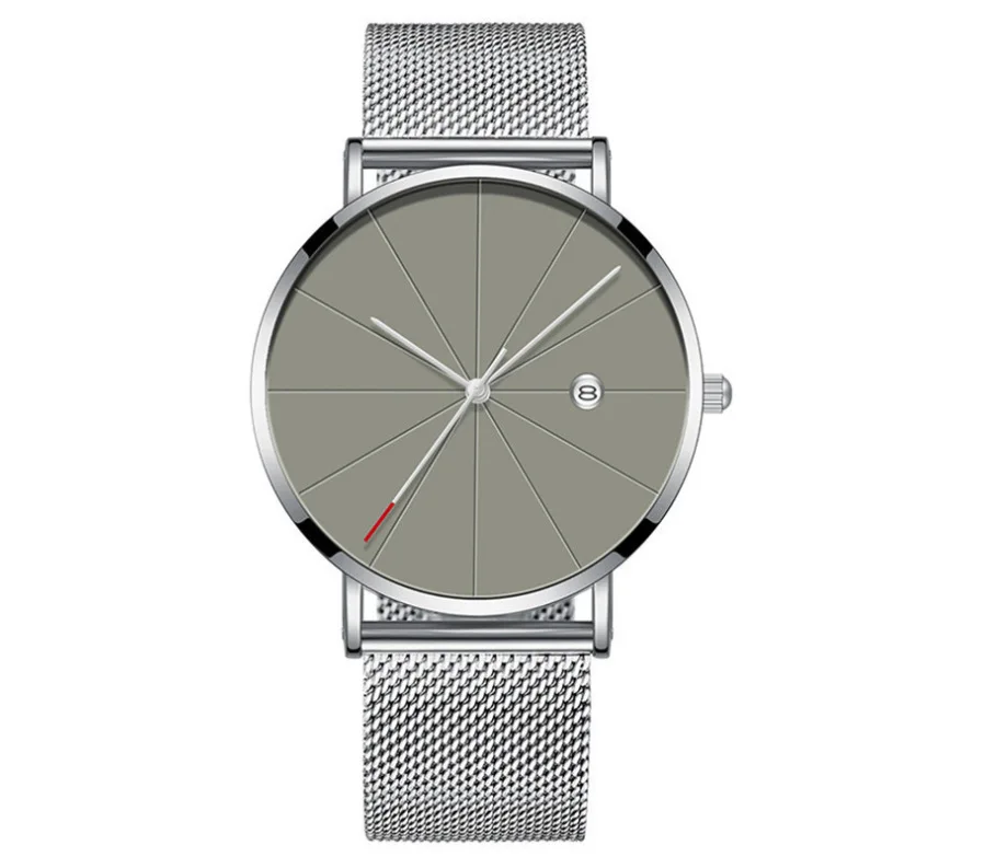 Relogio Masculino nove Vroče prodaje, za Moške Gledajo Luksuzni Ultra-tanek Watch Moških Jekla Očesa Pasu Moda Pazi Koledar Reloj Hombre