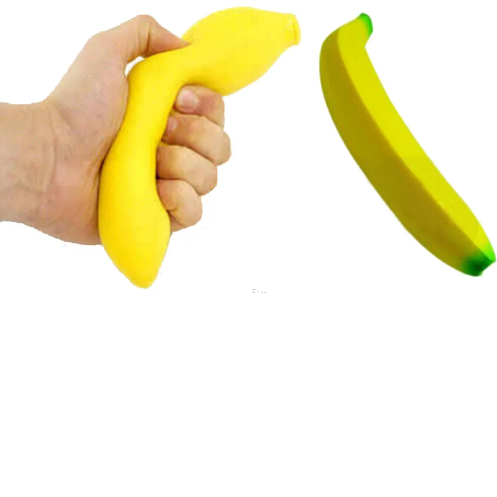 Zabavno Darilo Simulacija banana Super Počasi Narašča privoščite kavico ali koktejl 18 CM Banana Stisnite Igrače