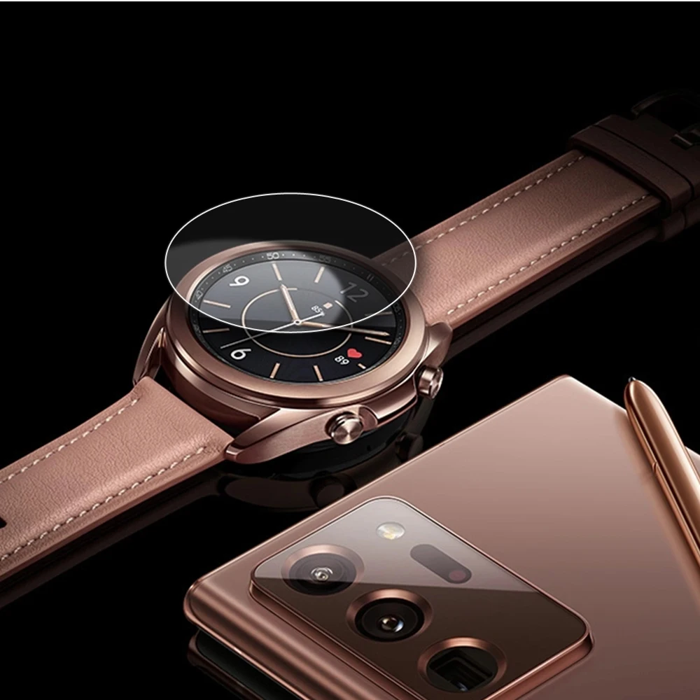 5PCS ForSamsung Galaxy Watch 3 45mm/41mmFor Xiaomi Huami Amazfit Krajnik / Krajnik Lite Kaljeno Steklo Zaslona Zaščitno folijo Stražar