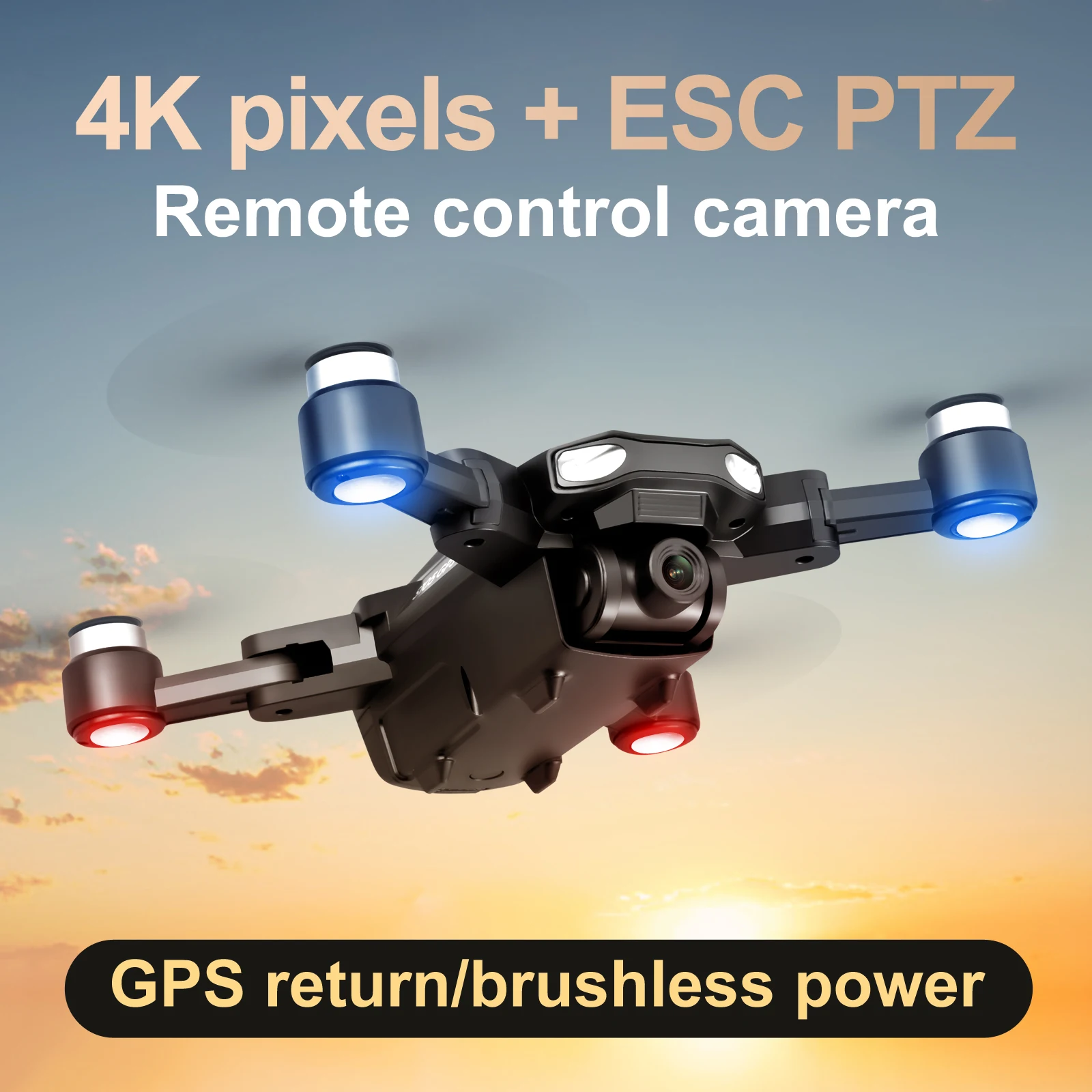 S105 Pro Brnenje 6K GPS Profissional HD Dvojno Fotoaparati, Optični Tok Položaja 5G Wifi Brushless GPS brezpilotna letala Zložljive Quadcopter Igrača