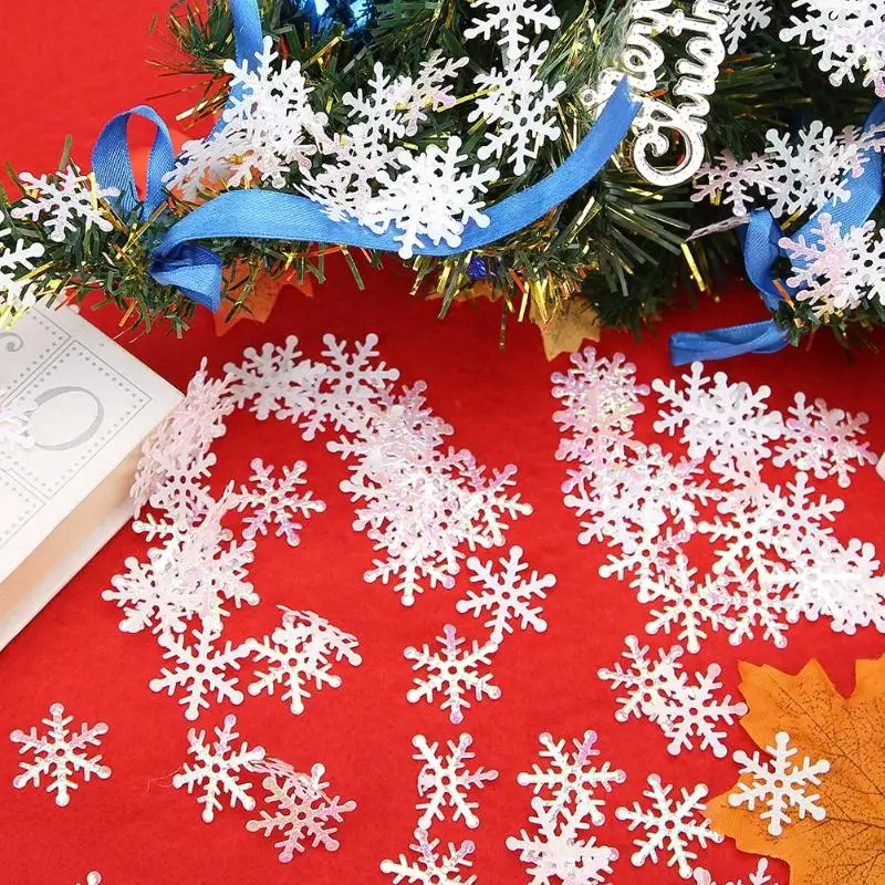 300pcs Ponaredek Snežinka Božično dekoracijo za dom Božični Prizor Poroka Stranka Dekor Novo Leto, Božič DIY Drevo, Okna Okraski