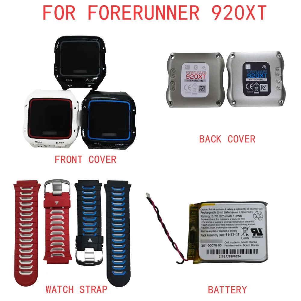 Za GARMIN Forerunner 920xt Šport Smart Trak LCD Z Dotik Zadnje platnice Ohišje Z Baterijo 361-00078-00 Alternativnih Popravila