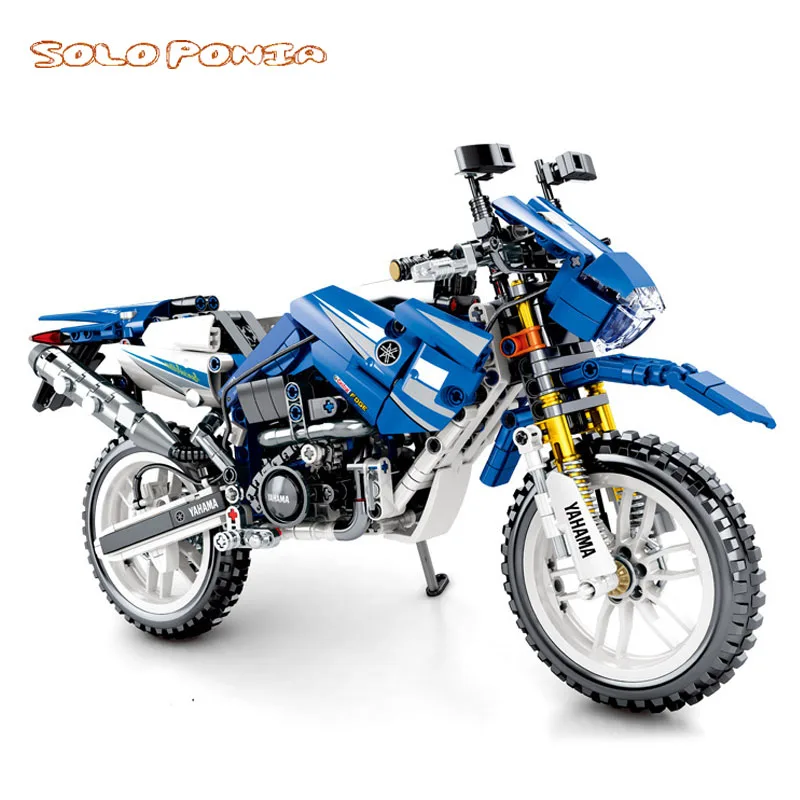 Tehnika Motocikel Združljiv Lego Model Avtomobila Ustvarjalca Strokovnjak za sestavljanje gradnikov Mesto Igrače Za Otroke, Fantje, Klasične Opeke
