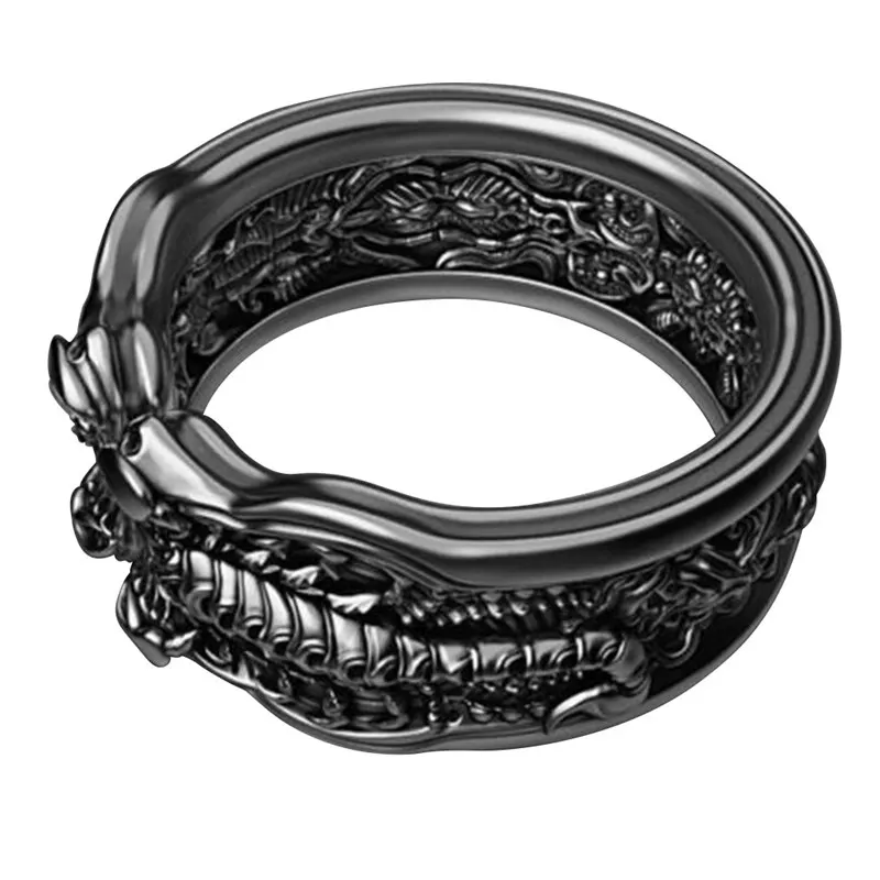 Unique Creative Punk Totem Retro Ring Totem Scorpion Ring Men's Ring