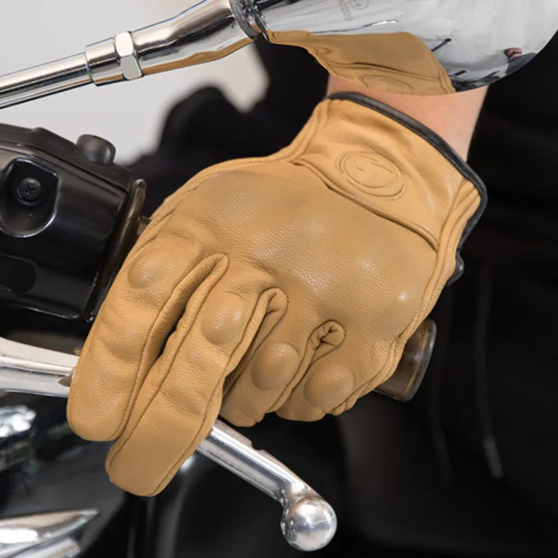 Motorno kolo vožnja dirke ogrevane rokavice guantes motocicleta gant moto Vožnja Motocikla luva motociclista usnje Polno Prst