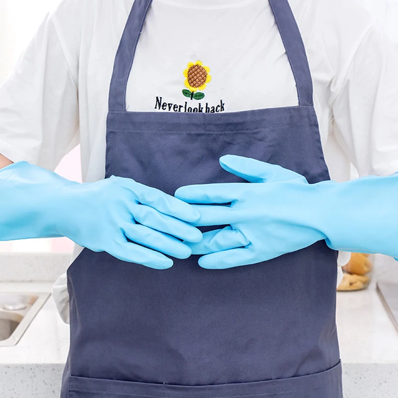 Gumijaste rokavice Čisto gospodinjstvo tanke nepremočljiva gospodinjstva, kuhinje, perila, pomivanje posode trpežne rokavice Doma Čiščenje Orodja