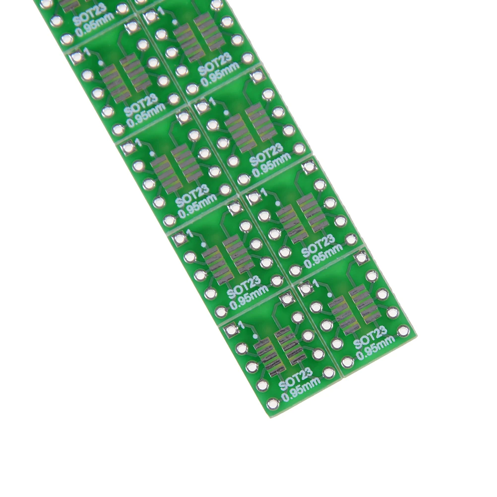 SOT23 SOP10 MSOP10 Umax SOP23, da DIP10 Pinboard SMD DIP Adapter Ploščo 0,5 mm/0.95 mm do 2.54 mm DIP Pin PCB Board Pretvori 10pcs