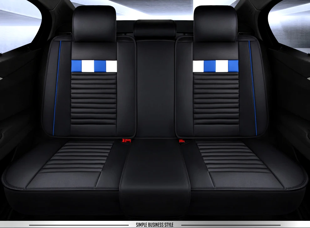 Univerzalni PU Usnja, usnjenih avtomobilskih sedežnih prevlek 5Seats avto-styling Za Audi A3 A4 A5 A6 A7 Serije V3 V5 V7 SUV avto dodatki